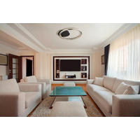 LED-DECKENLEUCHTE 53/50/8 cm   - Opal/Grau, Design, Kunststoff/Metall (53/50/8cm) - Globo