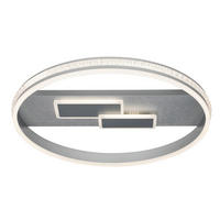 STROPNA LED-SVETILKA   57 W/750 lm/4000 K/230 V/ - siva, Trendi, kovina (60/8,6cm) - Ambiente