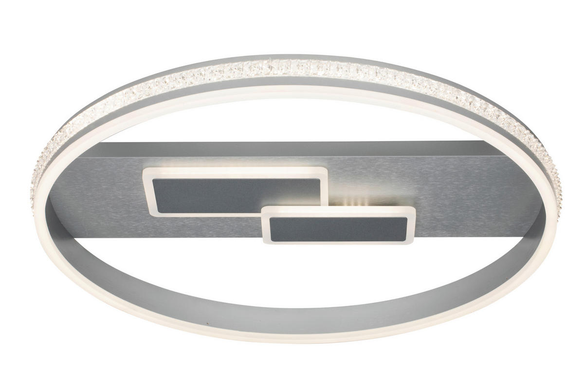 STROPNA LED-SVETILKA   57 W/750 lm/4000 K/230 V/ - siva, Trendi, kovina (60/8,6cm) - Ambiente