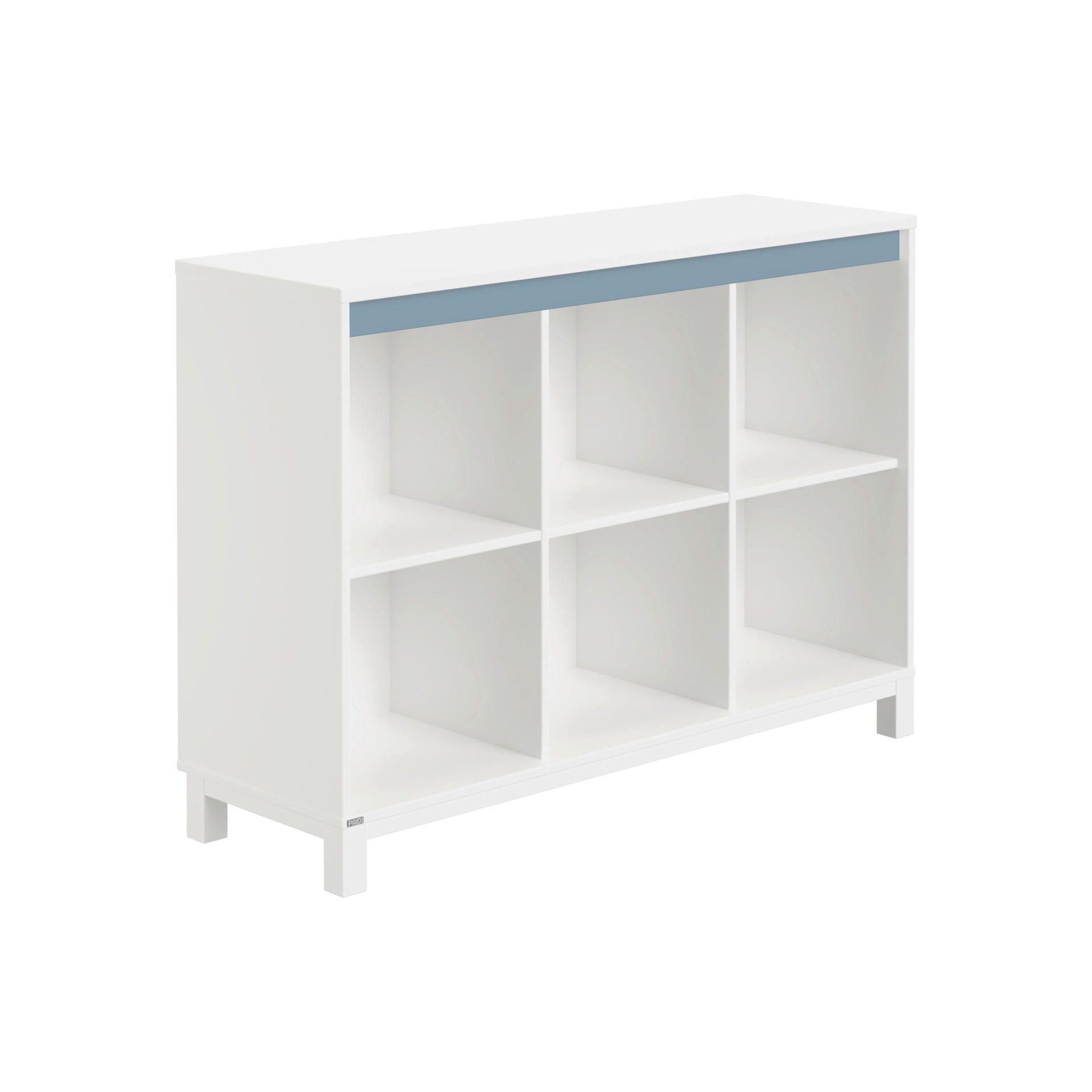SIDEBOARD Olli Sideboard  in  - Blau/Weiß, Basics, Holzwerkstoff (123,5/87,9/40,1cm) - Paidi