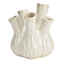 VASE  - Weiß, Basics, Keramik (13/16/13cm)