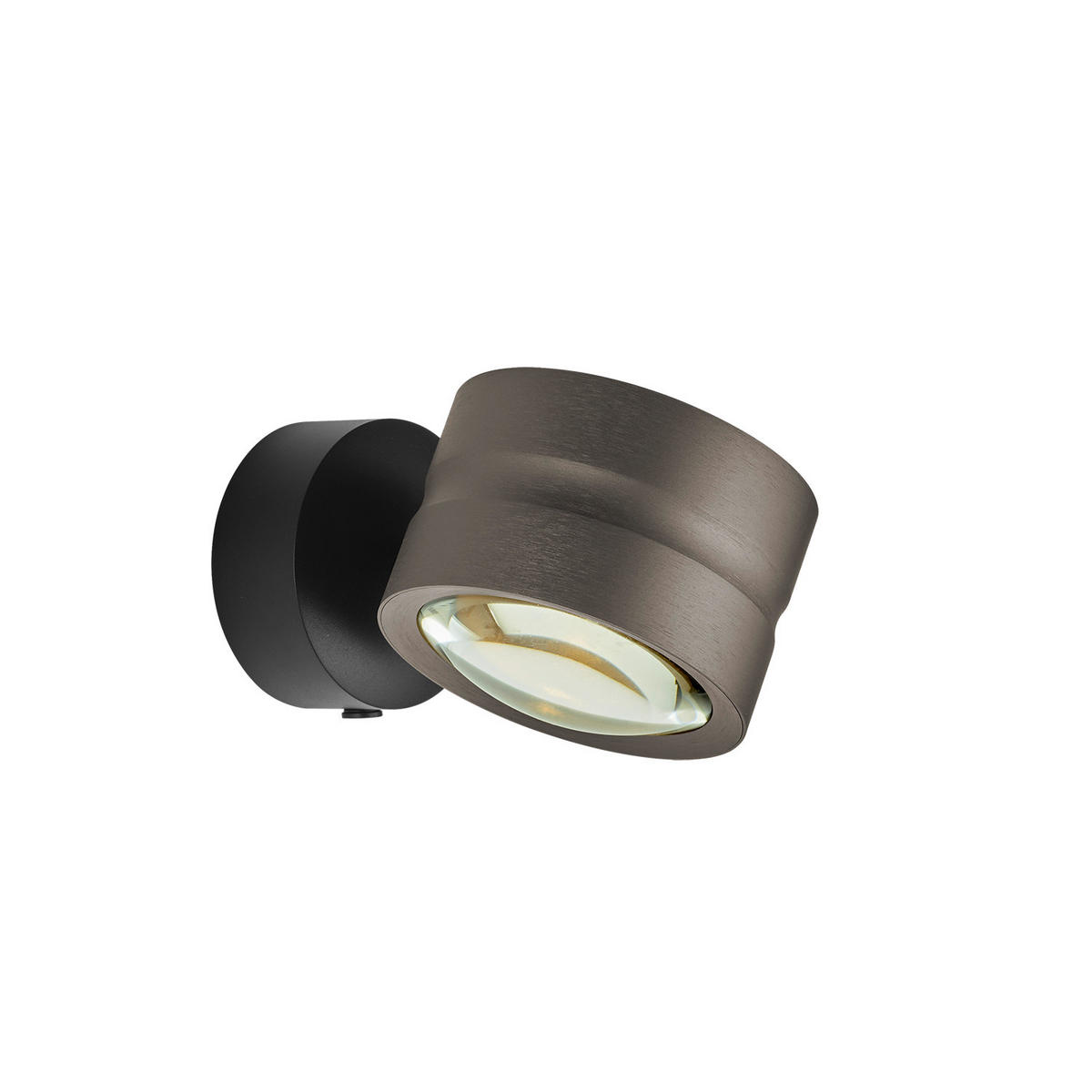 LED-WANDLEUCHTE Mika  11 cm  - Bronzefarben, Design, Metall (11cm) - elements by BANKAMP