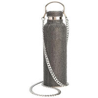 TRINKFLASCHE 0.75 L  - Schwarz, Design, Metall (750ml) - Paris Hilton