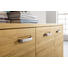 SIDEBOARD foliert Eichefarben - Eichefarben/Alufarben, Design, Holzwerkstoff/Kunststoff (150/88,4/43,6cm) - Set one by Musterrin