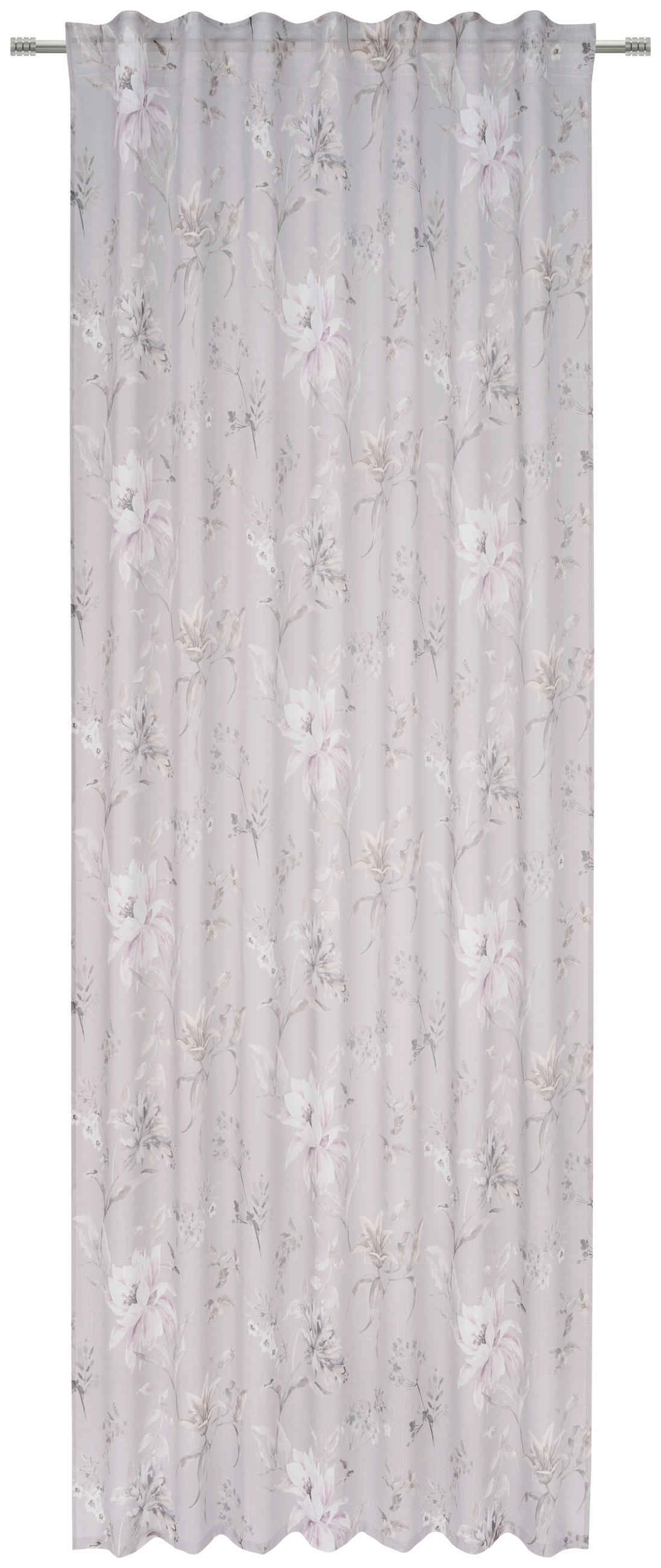 FERTIGVORHANG  halbtransparent   140/245 cm  - Lila/Grau, Basics, Textil (140/245cm) - Esposa