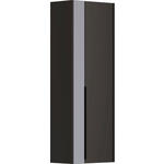 GARDEROBENSCHRANK  in 58/165/34 cm  - Graublau/Anthrazit, Design, Glas/Holzwerkstoff (58/165/34cm) - Dieter Knoll