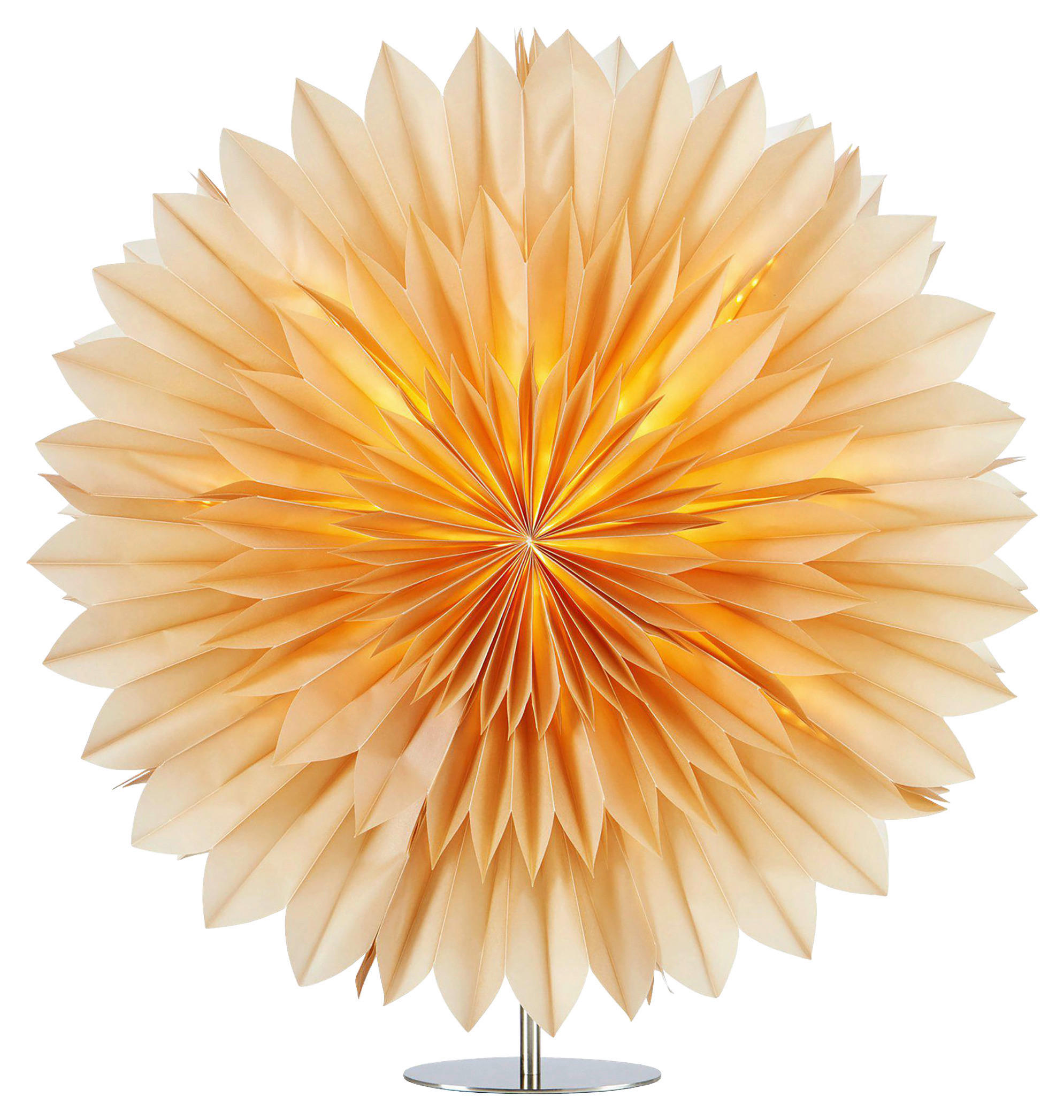 LED-DEKOLEUCHTE  - Bernsteinfarben, Basics, Papier (60/62/10cm) - Markslöjd