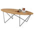 COUCHTISCH in Holz, Metall 120/60/36 cm - Eichefarben/Schwarz, Design, Holz/Metall (120/60/36cm) - Hom`in COUCHTISCH in Holz, Metall 120/60/36 cm - Eichefarben/Schwarz, Design, Holz/Metall (120/60/36cm) - Hom`in