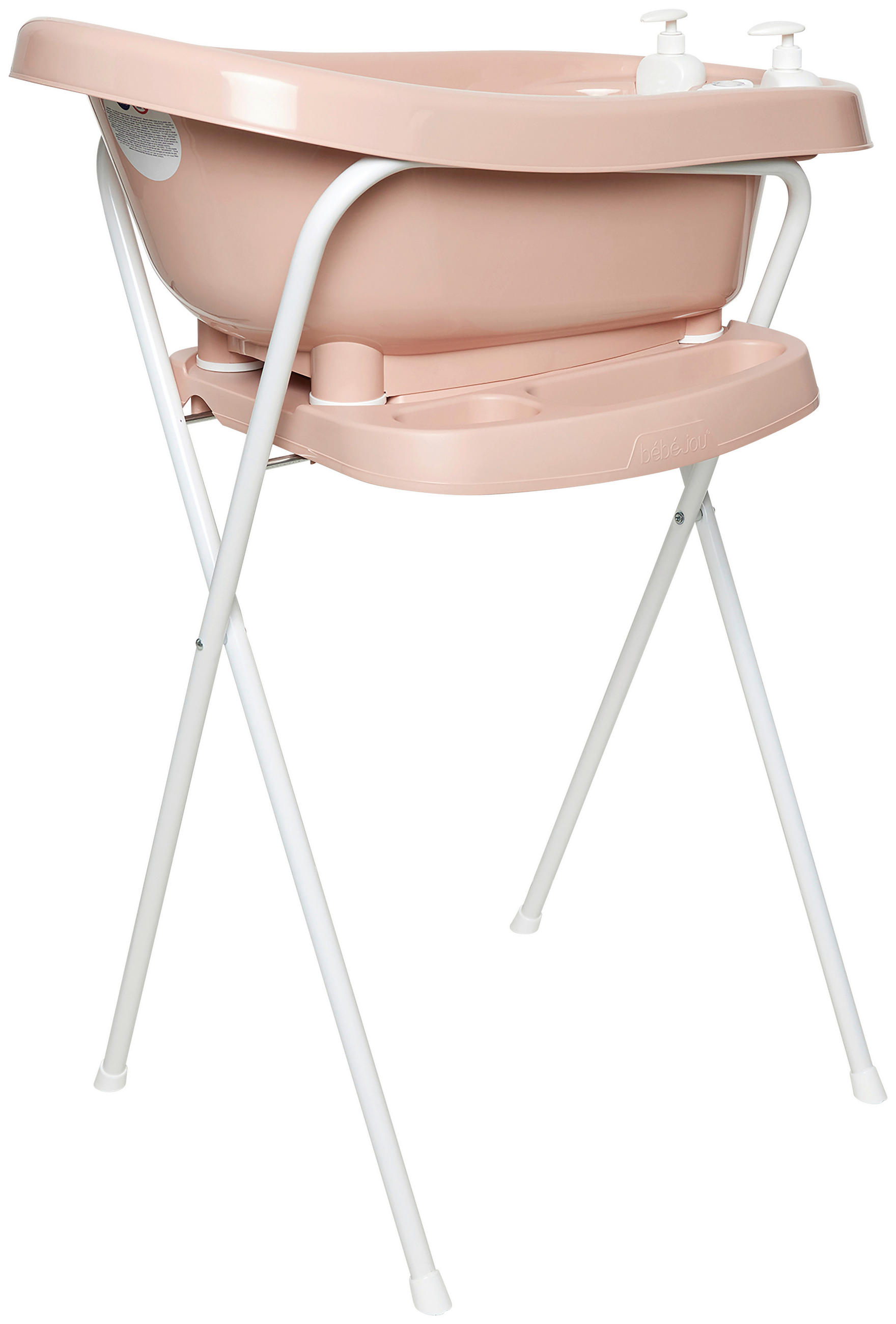 BADEWANNENSTÄNDER PALE PINK  - Altrosa, Basics, Metall (61.2/8.5/110cmcm) - Bebe Jou