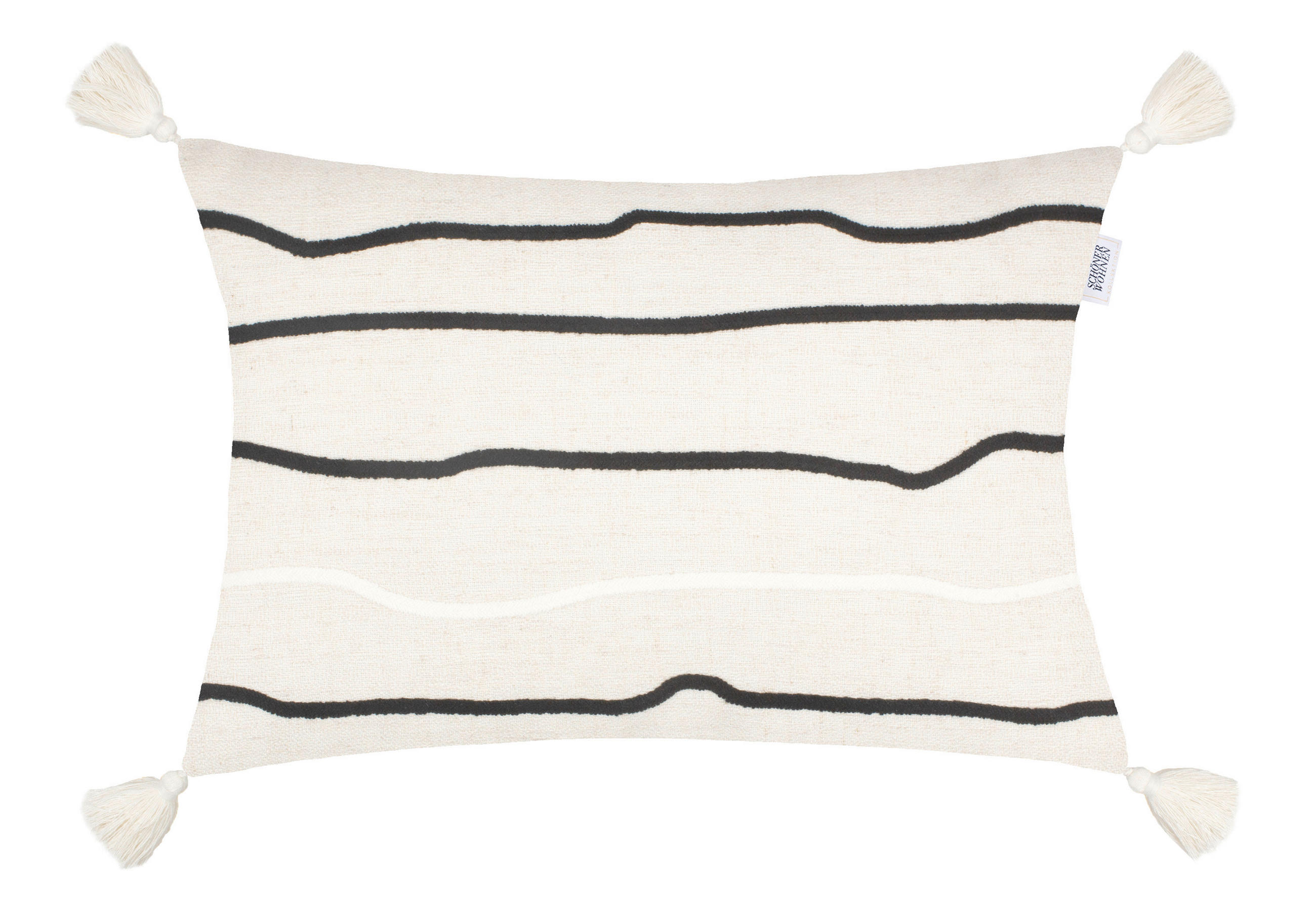 KISSENBEZUG SW-Boho 38/58 cm  - Creme/Braun, Basics, Textil (38/58cm) - Schöner Wohnen