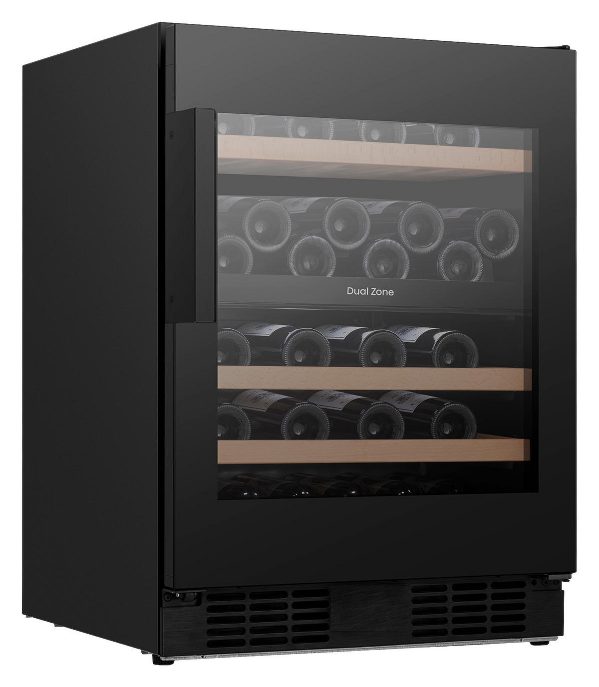 WEINKLIMASCHRANK RW3N122GSLF  - Schwarz, MODERN, Glas/Metall (59,5/81,9/57,5cm) - Hisense