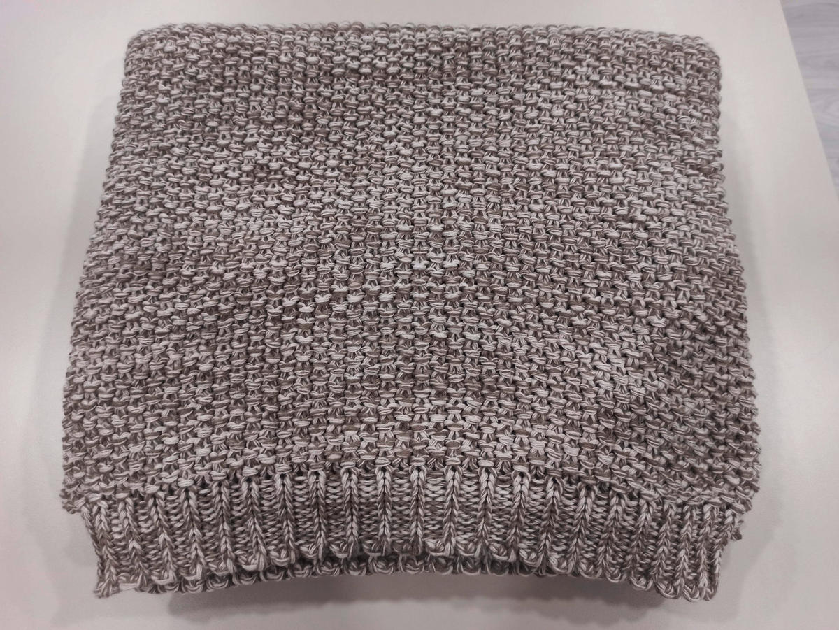 KUSCHELDECKE Coco 150/200 cm  - Silberfarben, Natur (150/200cm) - Bio:Vio