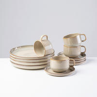 KAFFEESERVICE Beige NEBELWALD 12-teilig  - Beige, Basics, Keramik - Gipfelstück