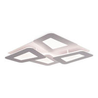 LED-DECKENLEUCHTE SIMEN 50/50/7,5 cm  - Weiß, Design, Kunststoff/Metall (50/50/7,5cm) - Näve