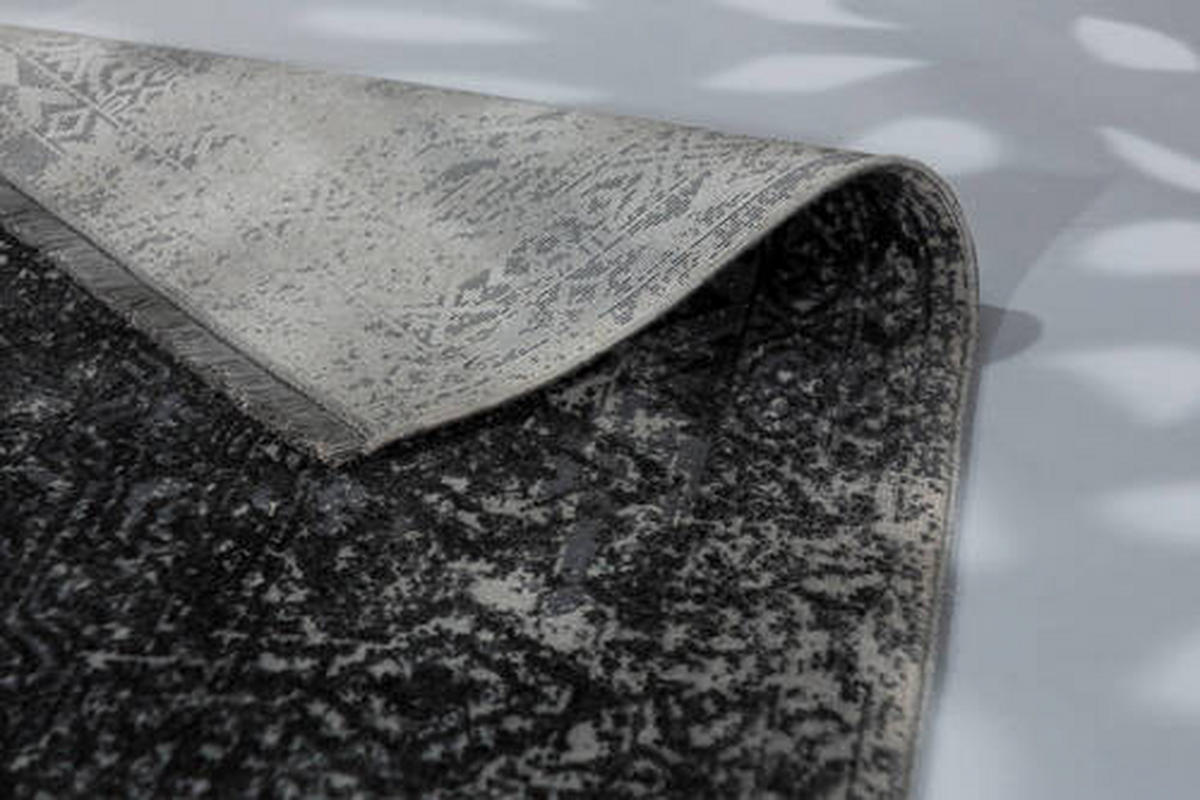 WEBTEPPICH 160/230 cm Velvet 6665/72 D.192 040 Anthrazit  - Anthrazit, Basics, Textil (160/230cm) - Schöner Wohnen