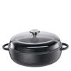 BRATPFANNE PROVENCE Emaille  - Transparent/Schwarz, Basics, Glas/Metall (28/7,5cm) - KÜCHENPROFI