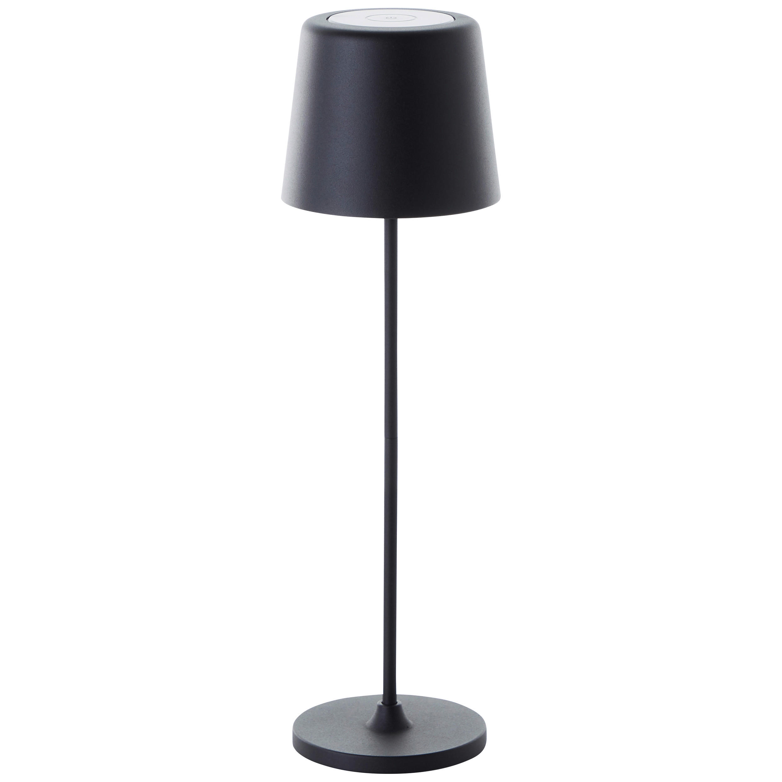AKKU-TISCHLEUCHTE Kaami 10/37 cm   - Schwarz, Basics, Kunststoff/Metall (10/37cm) - Brilliant