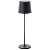 AKKU-TISCHLEUCHTE Kaami 10/37 cm   - Schwarz, Basics, Kunststoff/Metall (10/37cm) - Brilliant