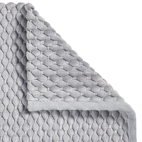 BADTEPPICH Hellgrau 60/100 cm  - Hellgrau, Basics, Textil (60/100cm) - Aquanova