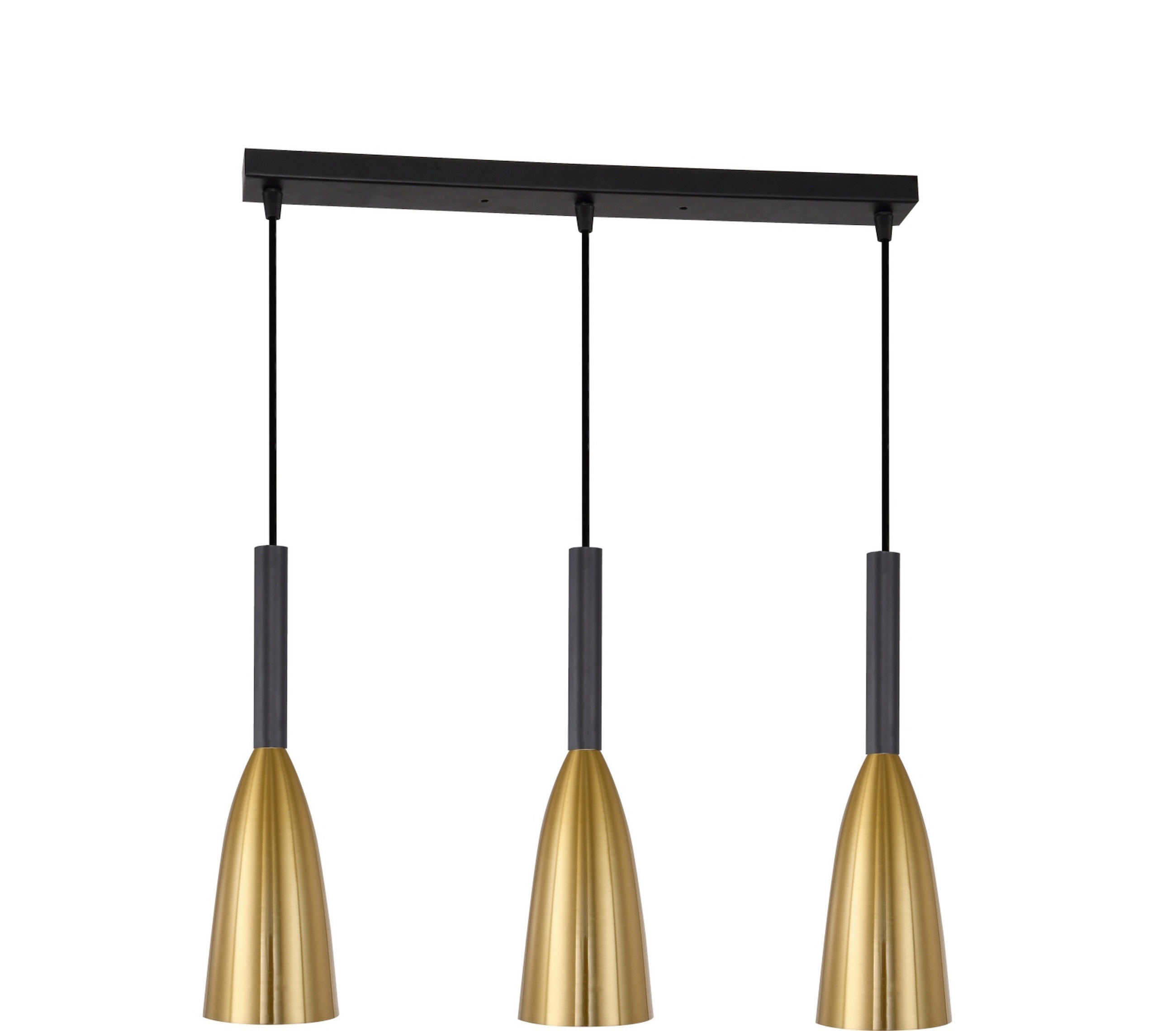 HÄNGELEUCHTE Solin  100/50/10 cm  - Goldfarben, Design, Metall (100/50/10cm)