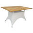 GARTENTISCH - Weiß/Teakfarben, Design, Holz/Kunststoff (140/75/90cm) GARTENTISCH - Weiß/Teakfarben, Design, Holz/Kunststoff (140/75/90cm)