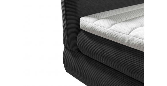 BOXSPRINGBETT 180/200 cm  in Schwarz  - Schwarz, Trend, Holz/Textil (180/200cm) - Esposa