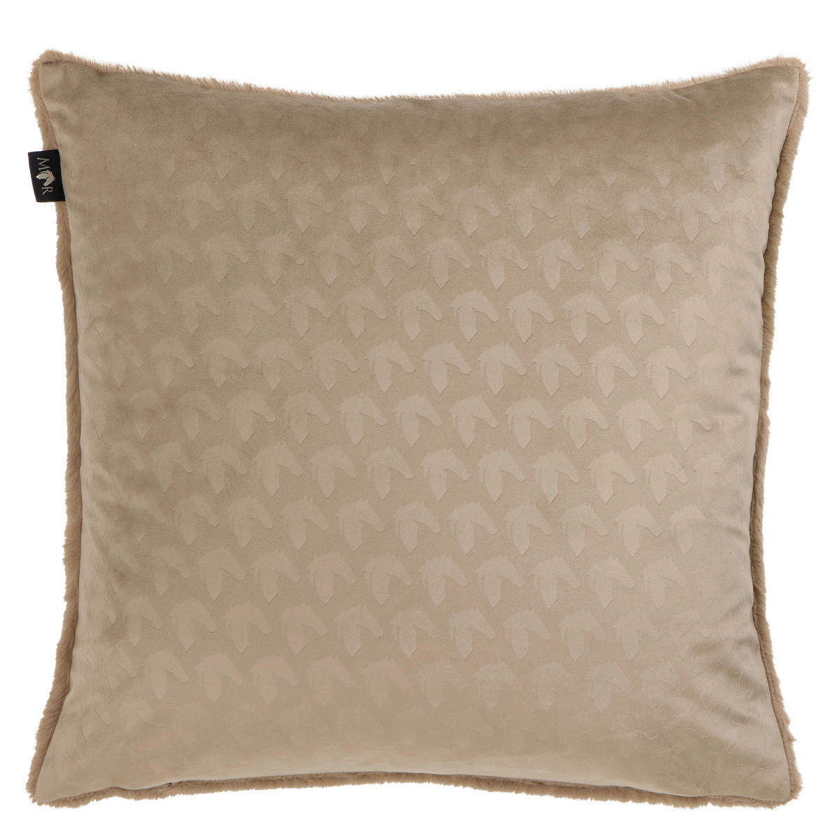 FELLKISSENHÜLLE Marcel.Remus.Design- Felantix beige 45/45 cm  - Beige, Design, Textil (45/45cm)