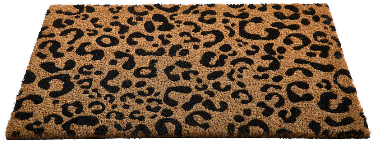 FUSSMATTE  40/60 cm  Braun, Schwarz  Animalprint  - Schwarz/Braun, KONVENTIONELL, Naturmaterialien/Kunststoff (40/60cm) - Esposa