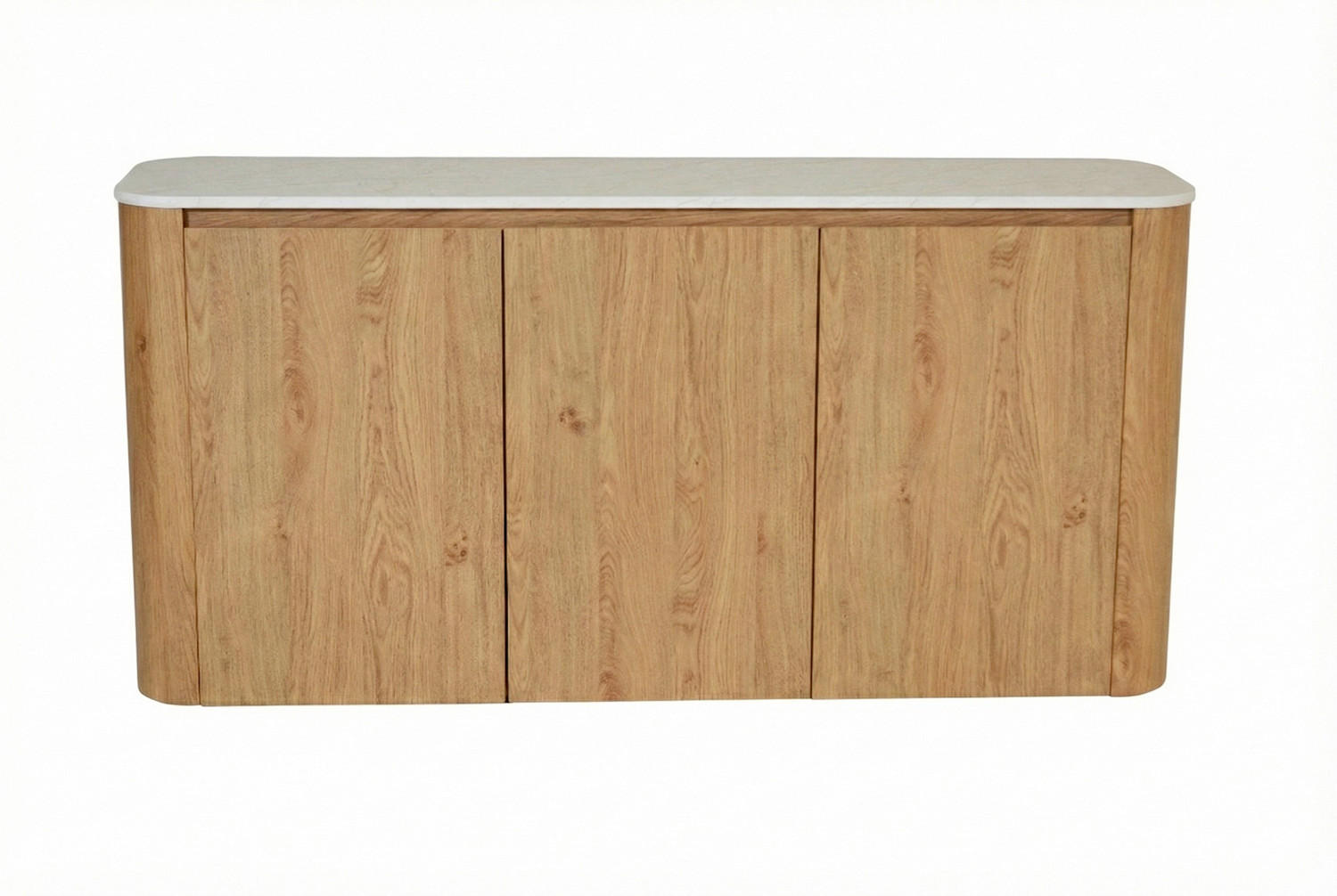 SIDEBOARD  150/74,1/39 cm  - Eichefarben/Weiß, KONVENTIONELL, Holzwerkstoff/Kunststoff (150/74,1/39cm) - MID.YOU