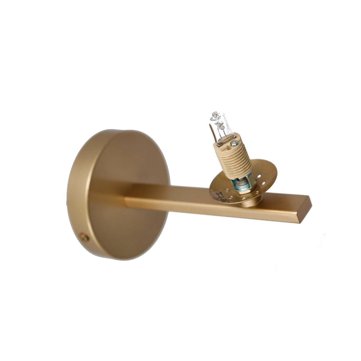 WANDLEUCHTE 20/12/19 cm   - Messingfarben, KONVENTIONELL, Metall (20/12/19cm)