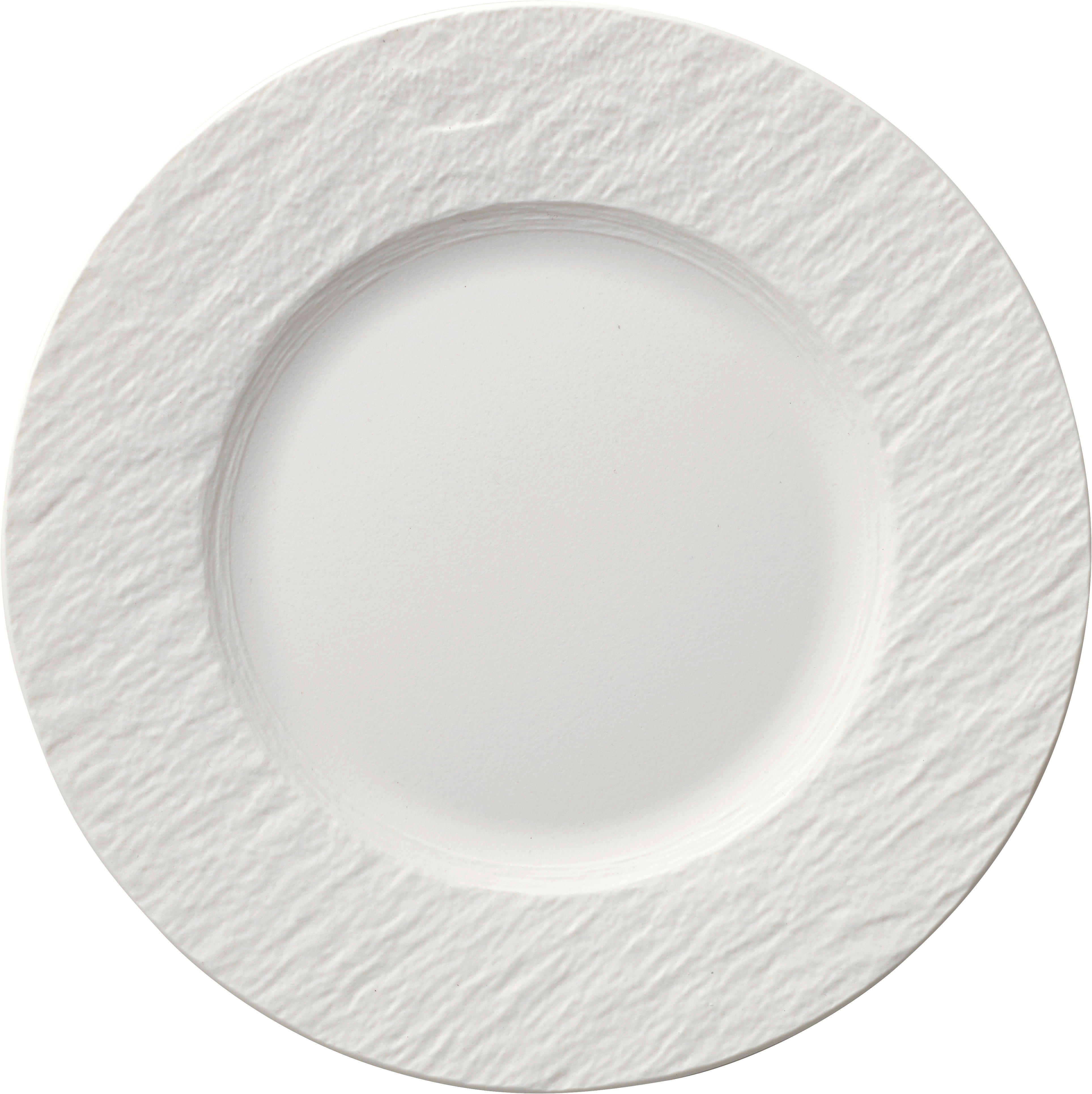 FRÜHSTÜCKSTELLER MANUFACTURE ROCK blanc  22 cm   - Weiß, Design, Keramik (22cm) - Villeroy & Boch