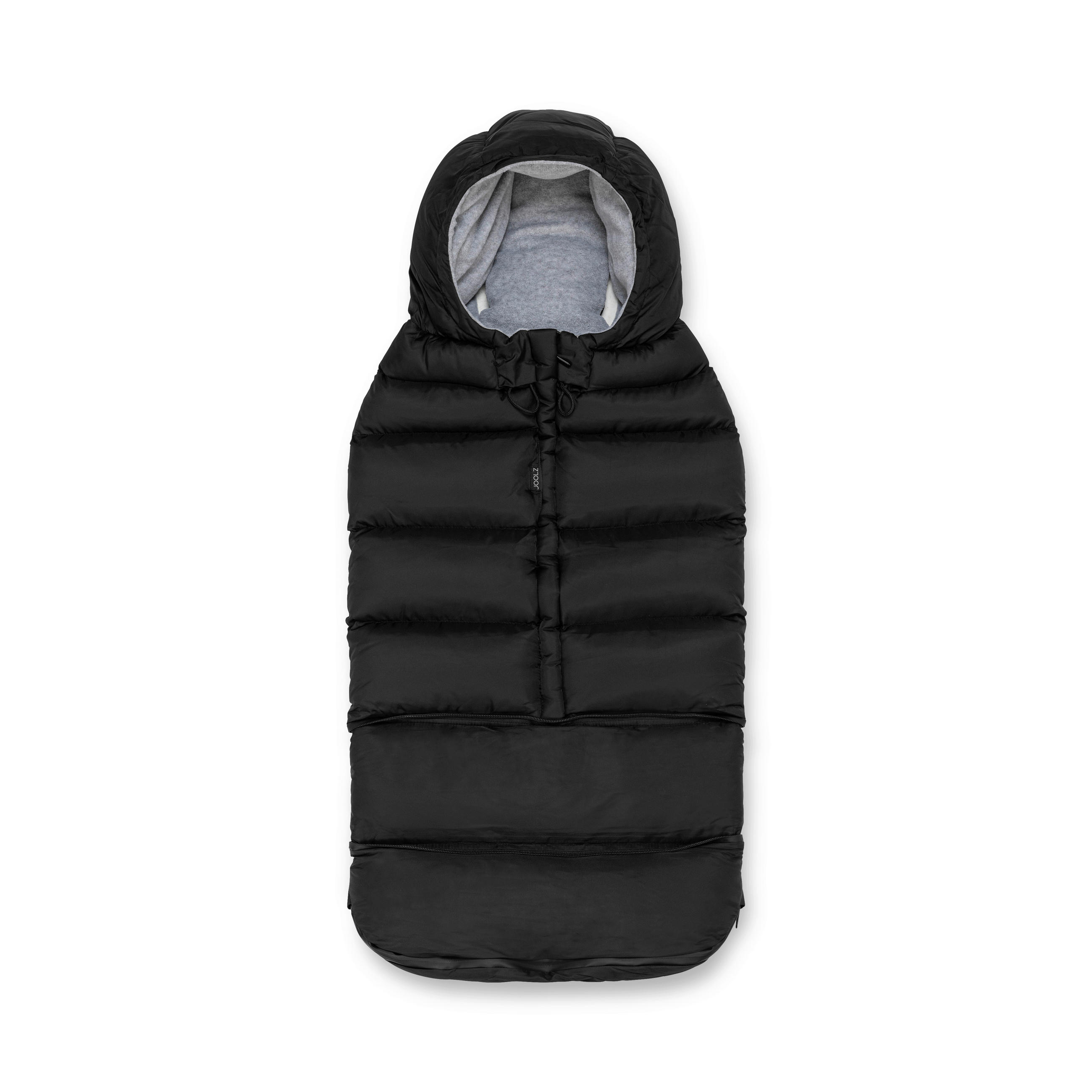FUßSACK Thermo-Fußsack  - Schwarz, Basics, Textil (100/43/10cm) - Joolz