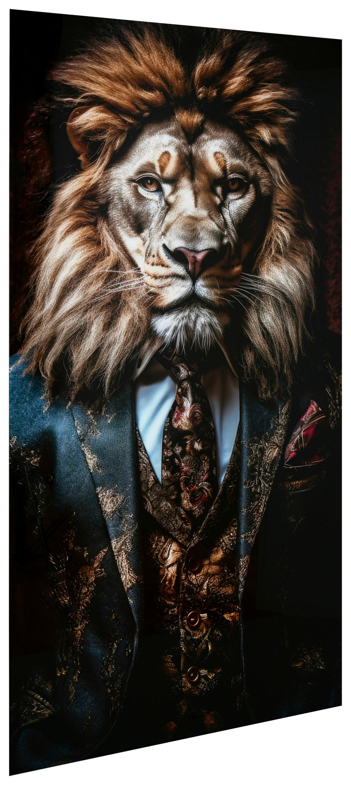 GLASBILD 90/180 cm  - Multicolor, Design, Glas (90/180cm)