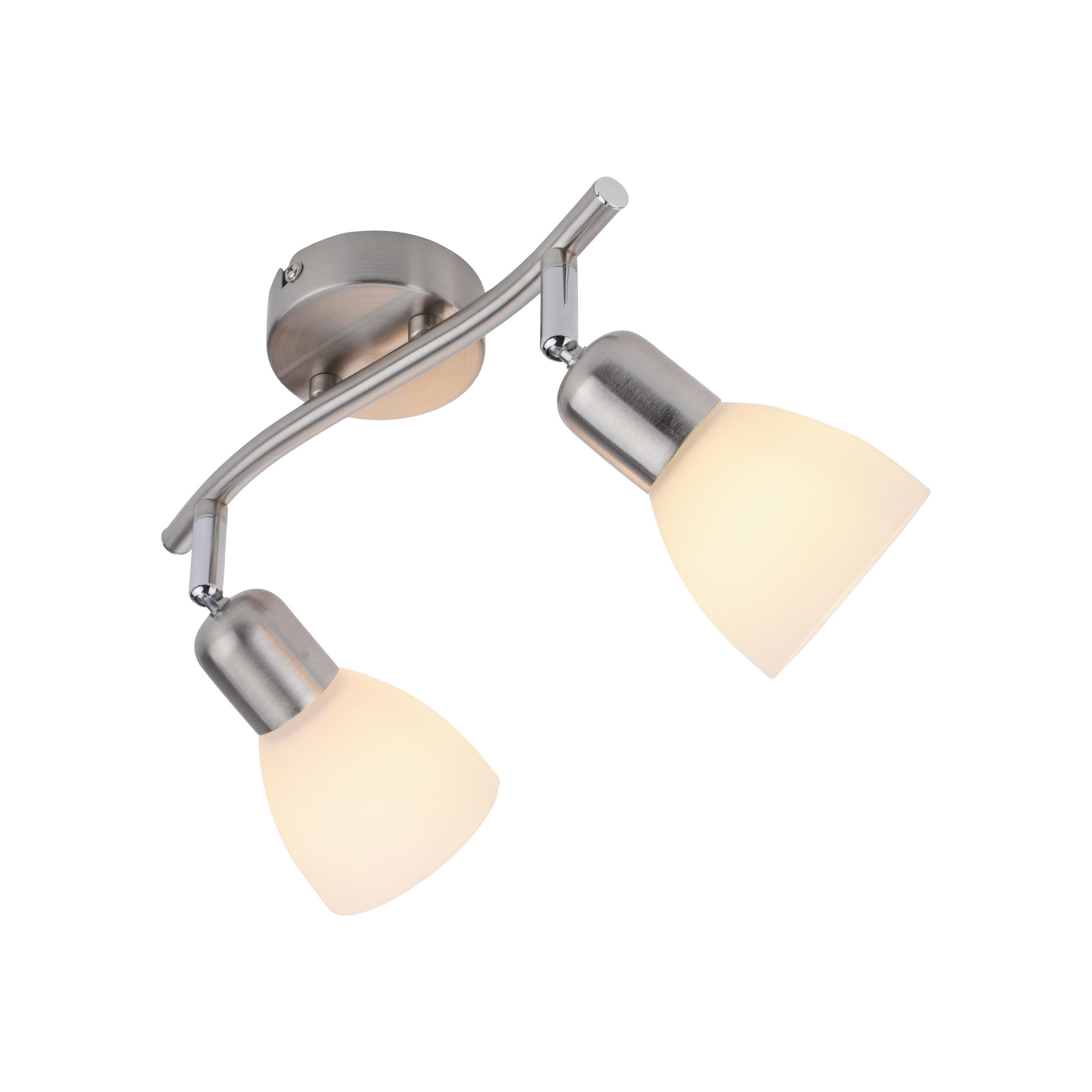 SVJETILJKA STROPNA  - boje oplemenjenog čelika, Basics, staklo/metal (44,8/23/21cm)