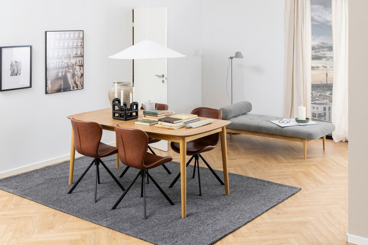 STOL ZA BLAGOVAONICU  prirodne boje, boje hrasta  drvo, drvni materijal      - boje hrasta/prirodne boje, Moderno, drvni materijal/drvo (180-219/75/90cm) - MID.YOU