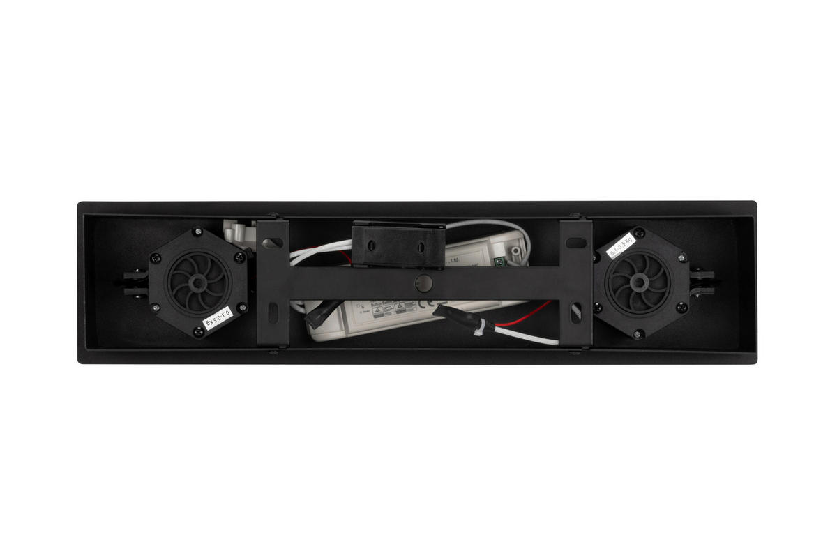LED-HÄNGELEUCHTE Kent 118/10/170 cm   - Schwarz, Design, Kunststoff/Metall (118/10/170cm) - Dieter Knoll