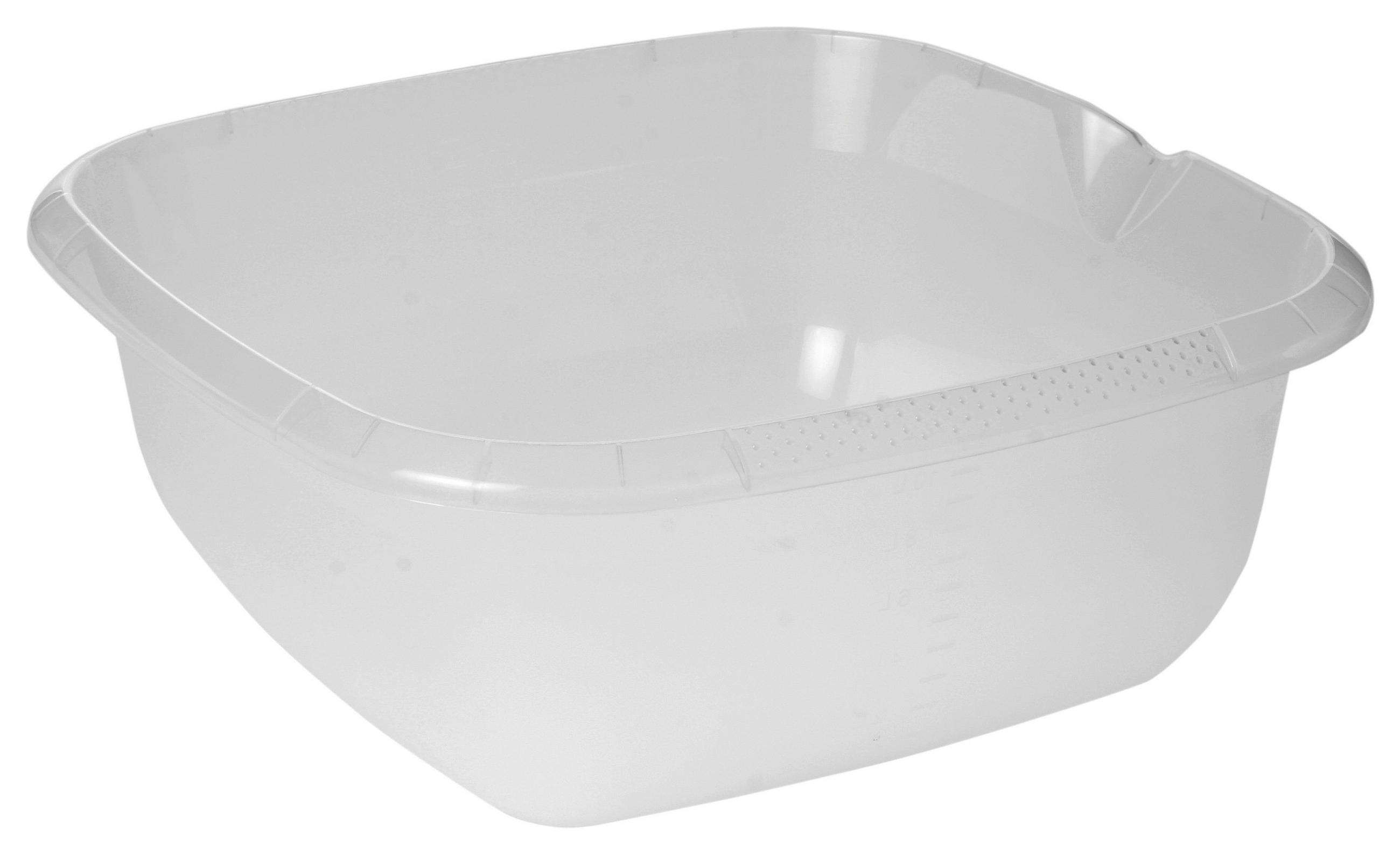 LAVÓR NA UMÝVANIE RIADU - priehľadné, Basics, plast (38/38cm)