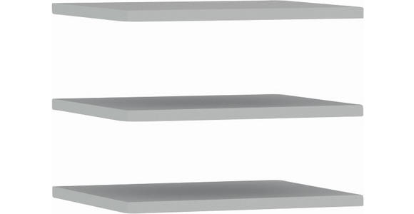 EINLEGEBODENSET 58/1,5/42 cm   - Grau, Holzwerkstoff (58/1,5/42cm) - Carryhome