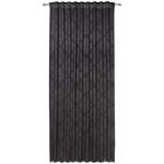 FERTIGVORHANG black-out (lichtundurchlässig)  - Schwarz, KONVENTIONELL, Textil (135/245cm) - Boxxx