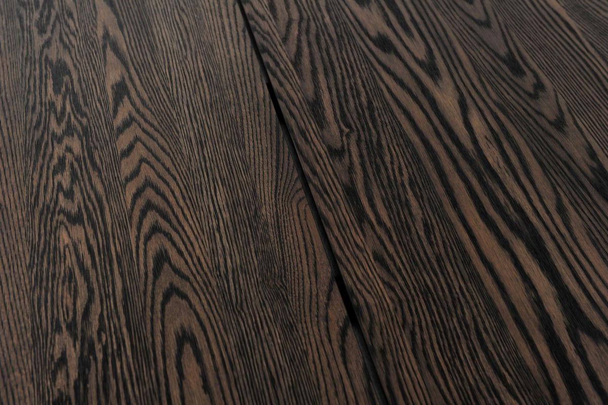 MATBORD i trä 160/160/75 cm   - svart/ekfärgad, Design, trä (160/160/75cm) - Best Price