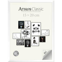 BILDERRAHMEN - Weiß Hochglanz, Basics, Papier/Holzwerkstoff (15/20/1,8cm)