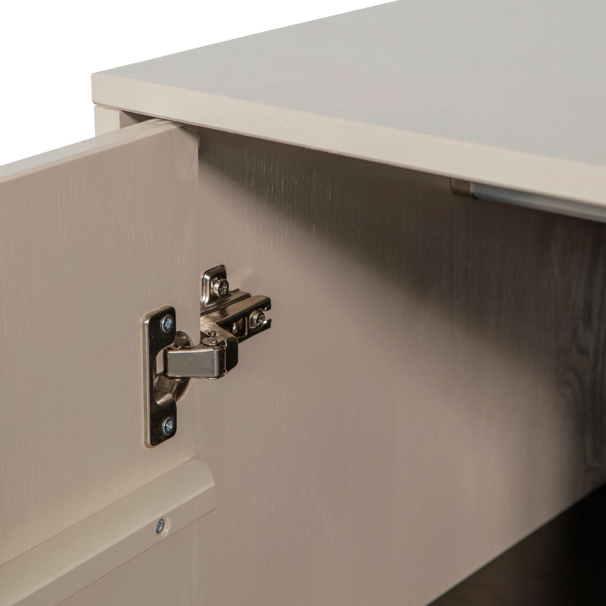 DREHTÜRENSCHRANK 50/110/58 cm,  in Grau, 1-türig  - Grau, Design, Holz (50/110/58cm) - Livetastic