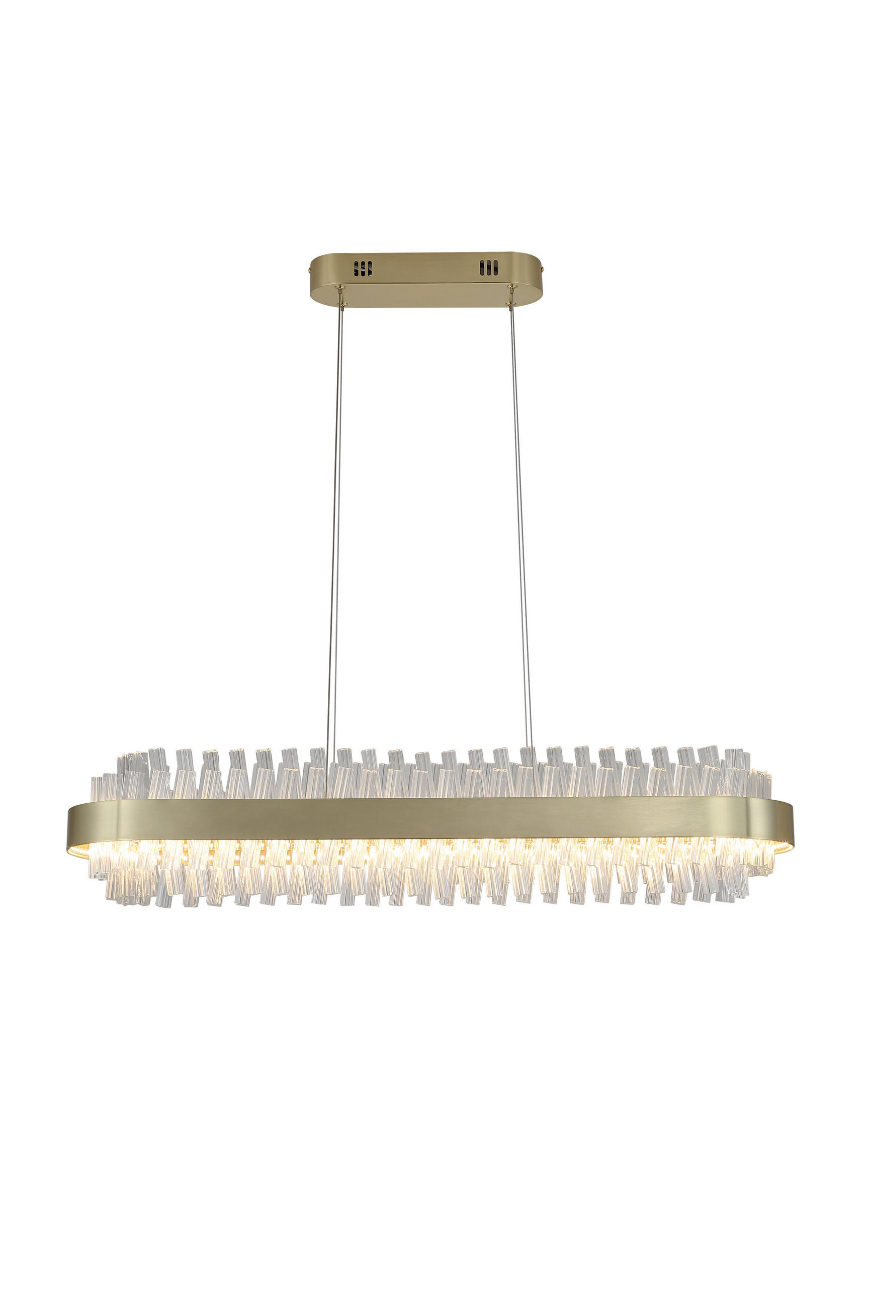 SVJETILJKA VISEĆA  25/150 cm      Cordoba  - boje mjeda/prozirno, Design, staklo/metal (25/150cm)