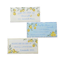 DEKOSCHILD 40/20 cm  - Blau/Gelb, Basics, Metall (40/20cm)