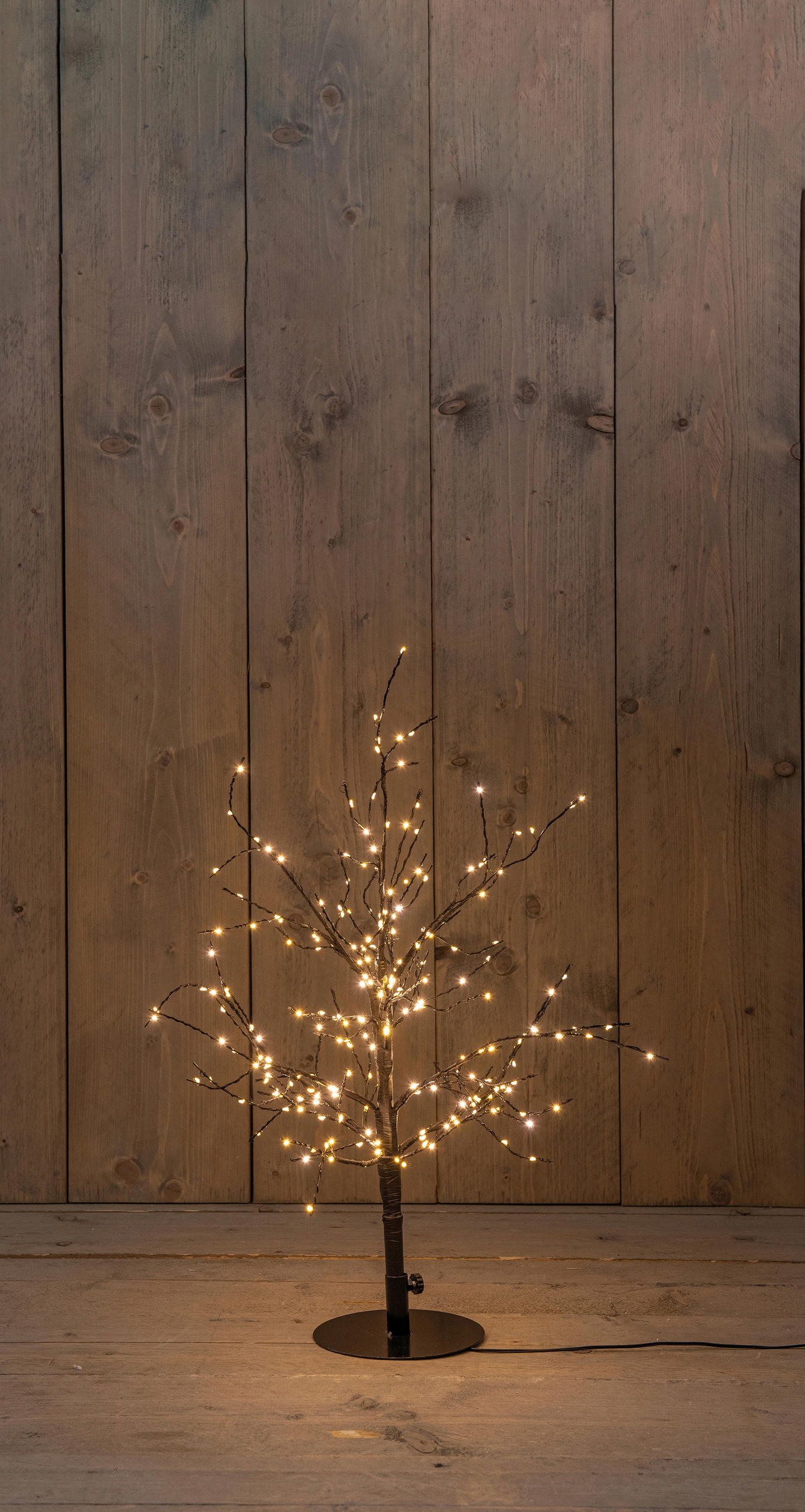 LICHTERKETTE  - Schwarz, Basics, Metall (120cm) - X-Mas