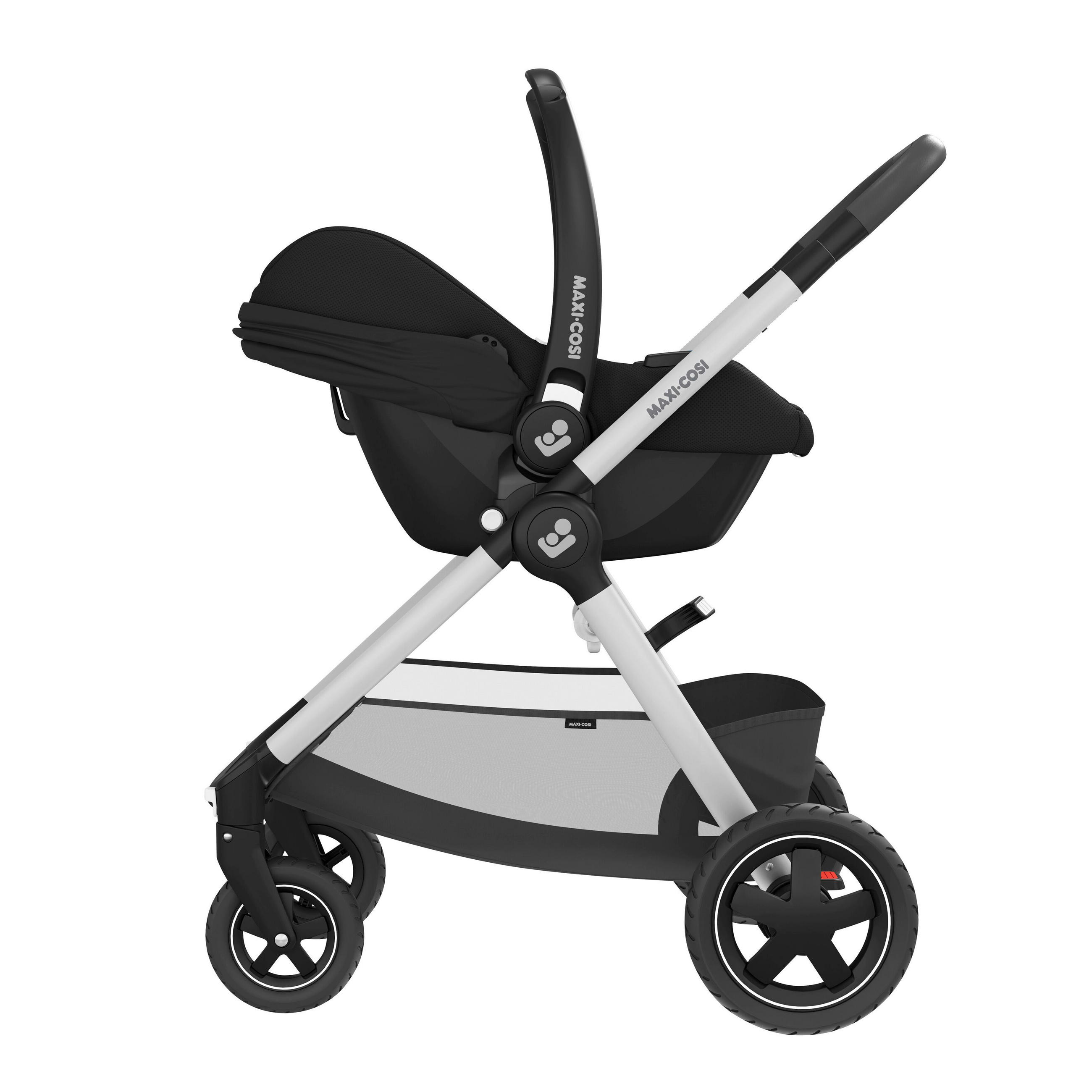 BABYSKYDD Cabriofix i-size 2022  - svart, Basics, metall/textil (44/55,5/66cm) - Maxi-Cosi