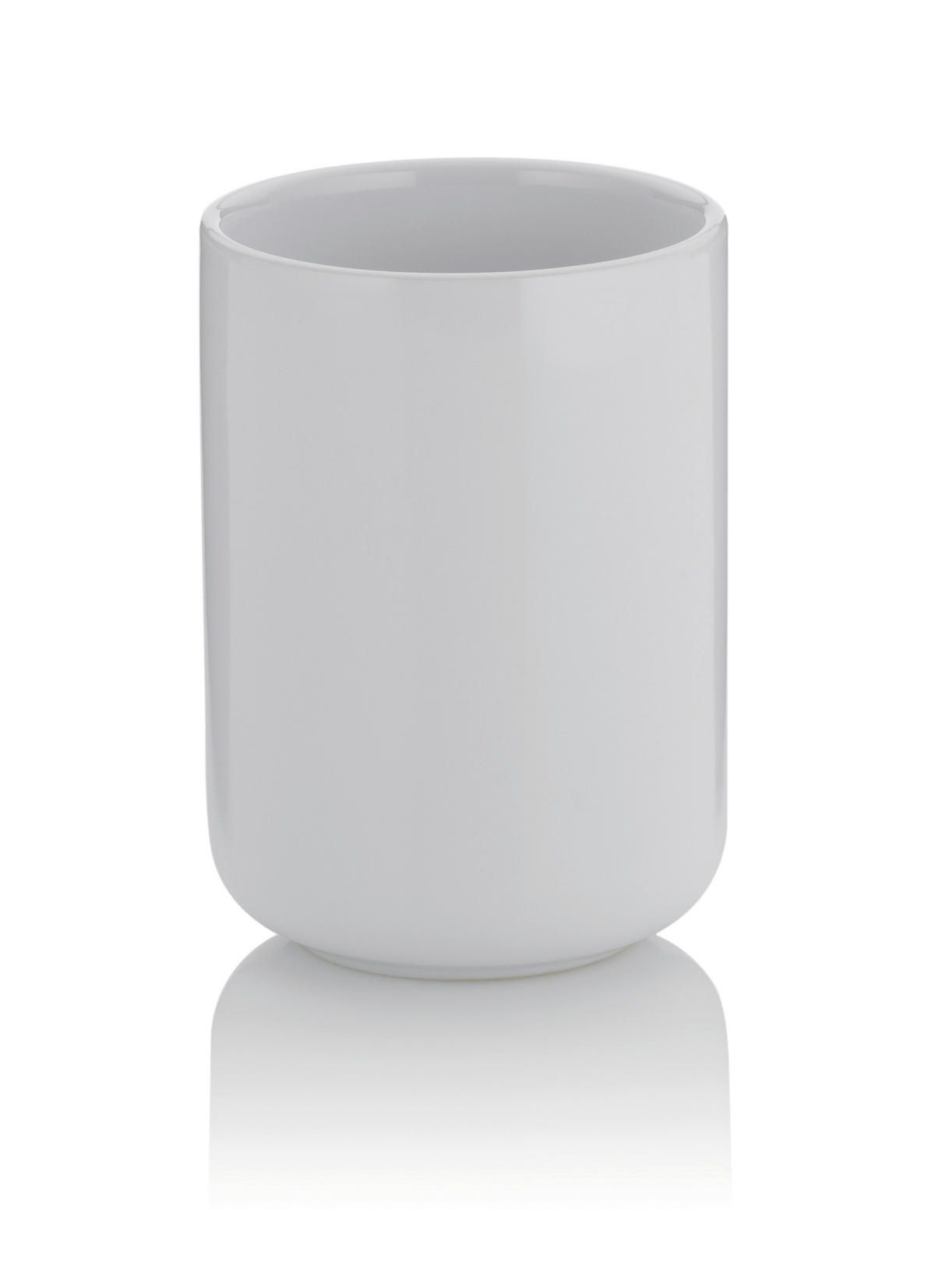 ZAHNPUTZBECHER Keramik  - Weiß, Basics, Keramik (7,5/10cm) - Kela