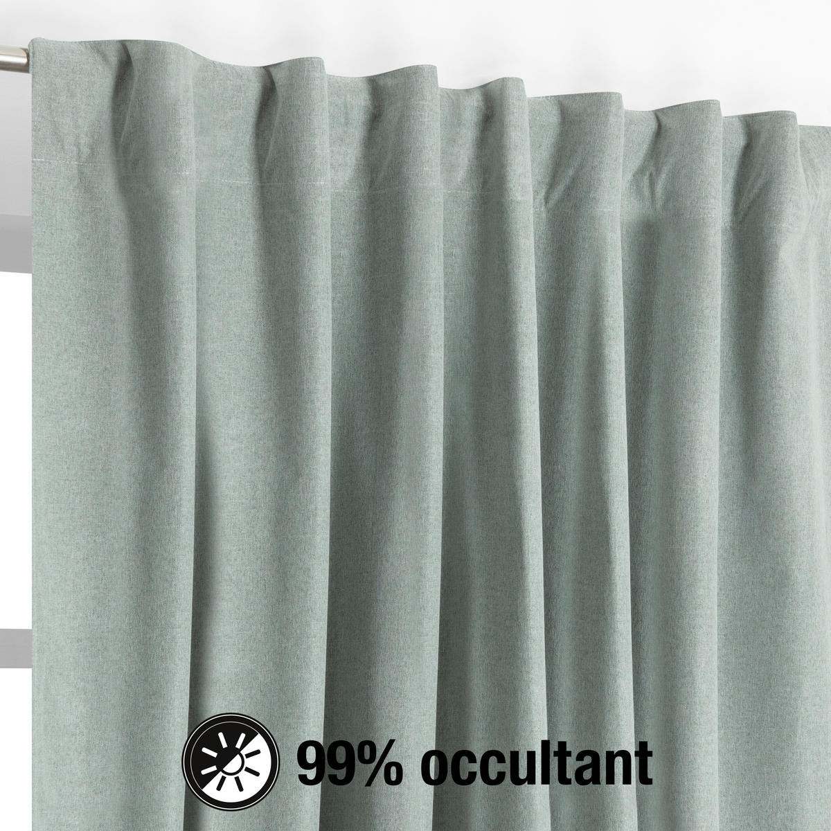 FERTIGVORHANG  black-out (lichtundurchlässig)   140/240 cm  - Khaki, Basics, Textil (140/240cm)