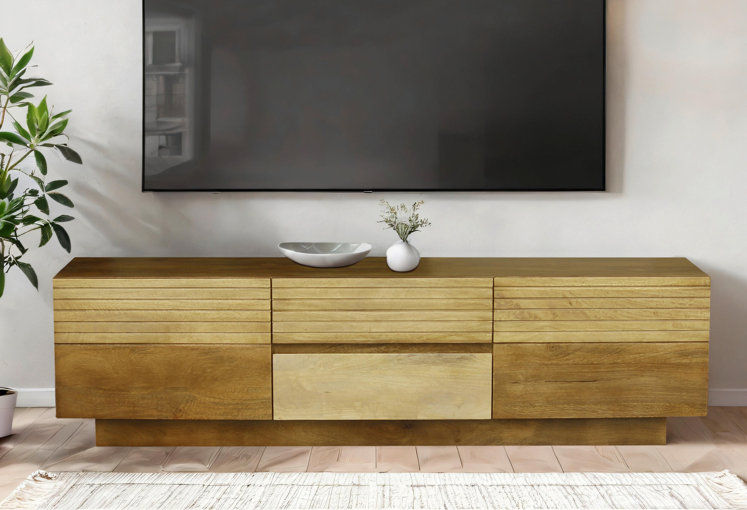 LOWBOARD  in 170/45/40 cm  - Hellbraun/Naturfarben, Natur, Holz (170/45/40cm) - Livetastic