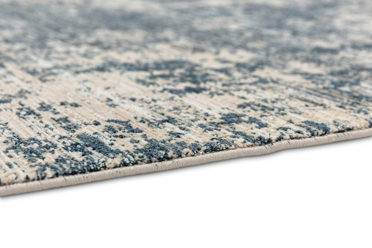 WEBTEPPICH 200/290 cm Venosa Blau, Creme rechteckig  - Blau/Creme, KONVENTIONELL, Textil (200/290cm) - Astra